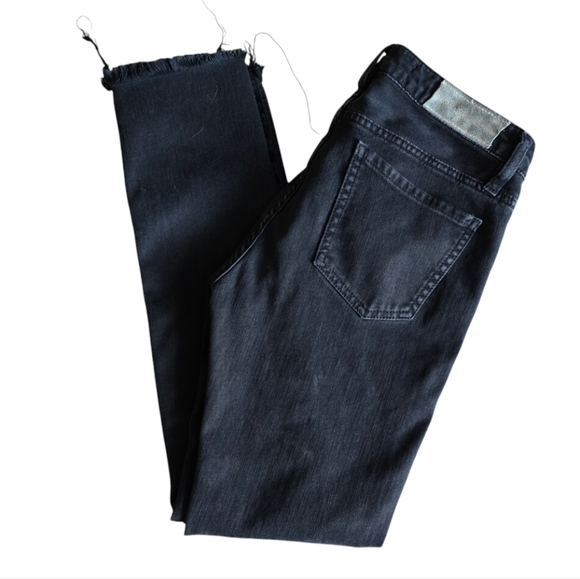 IRO Jarod black skinny distressed jeans size 28 - Picture 2 of 12